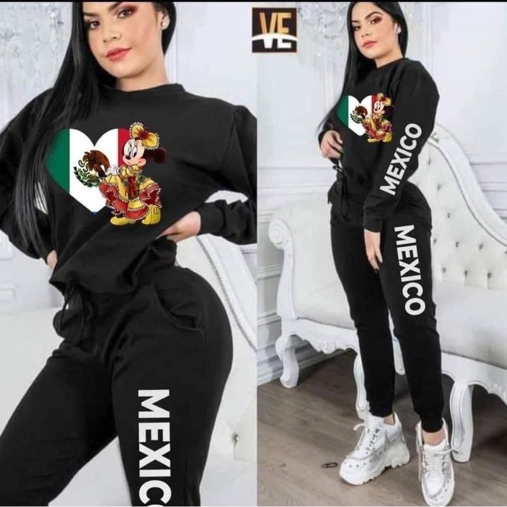 Black Graphic Women's Jumpsuit